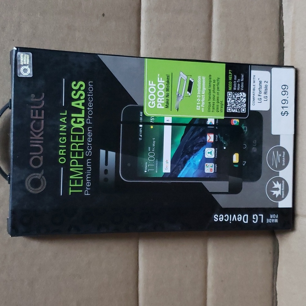 LG Devices Tempered glass screen protection